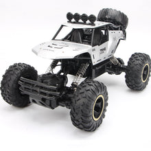 将图片加载到图库查看器，4DRC 1:12 Rc Car,off Road Truck Remote Control Car Metal Shell 2.4G 4WD,with 2 Batteries ,Cars for Boys&amp; Gift for Kids,Silver
