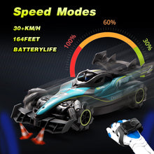 将图片加载到图库查看器，4DRC RC Racing Car, 1:12 4WD Toy Cars Buggy 2.4Ghz High Speed Remote Control Car Drift car, sideways driving, with watch control.for Boys &amp;  Gift for Kids Blue
