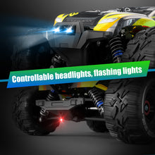 将图片加载到图库查看器，4drc 1:16 Large Scale RC Car 4WD 50KM/H High Speed Remote Control Car with Lights for Kids Adults,Off-Road Monster Crawler Truck Toy for Boys with 2 Batteries
