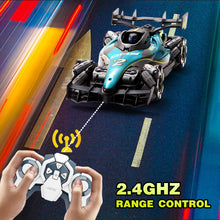 将图片加载到图库查看器，4DRC RC Racing Car, 1:12 4WD Toy Cars Buggy 2.4Ghz High Speed Remote Control Car Drift car, sideways driving, with watch control.for Boys &amp;  Gift for Kids Blue
