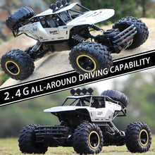 将图片加载到图库查看器，4DRC 1:12 Rc Car,off Road Truck Remote Control Car Metal Shell 2.4G 4WD,with 2 Batteries ,Cars for Boys&amp; Gift for Kids,Silver
