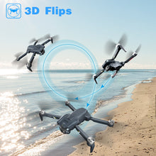 将图片加载到图库查看器，4DRC V28 Drone With 1080P Camera for Adults Foldable FPV RC Quadcopter Drone with Brushless Motor and 2 Batteries for Play outdoor black
