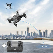 将图片加载到图库查看器，4DRC V2 Foldable Mini Drone for Kids Beginners With Altitude Hold Headless Mode 3D Flips One-click takeoff 3 Batteries Black
