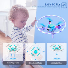 将图片加载到图库查看器，4DRC V5 Drone with 720P HD Camera for Adults and Kids, FPV Live Video 3 Batteries Blue
