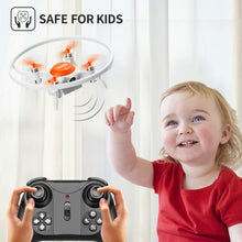 将图片加载到图库查看器，4DRC V5 Drone with 720P HD Camera for Adults and Kids, FPV Live Video 3 Batteries Orange
