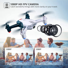 将图片加载到图库查看器，4DRC V15-1080P WiFi FPV Drone With 1080P HD Camera, Headless Mode/3D Flips, RC Quadcopter for Beginners,bluey
