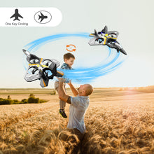 将图片加载到图库查看器，4DRC Drone RC Aircraft Remote Control Foam Glider RC Glider Plane Fixed Wing Airplane Toys for Kids Beginners Adults,Silver
