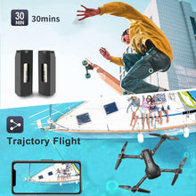 将图片加载到图库查看器，4DRC 13 Drone with 1080P HD Camera for Adults and Kids, FPV Live Video Foldable Beginners Toys 2 Batteries
