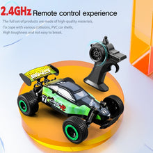 将图片加载到图库查看器，4DRC RC Racing Car, 2.4Ghz High Speed Remote Control Car, 1:18 2WD Toy Cars Buggy for Boys &amp; Gift for Kids Green
