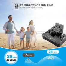 将图片加载到图库查看器，4DRC Mini Drone With 720p Camera for Kids and Adults, FPV Drone Beginners RC Foldable Live Video Quadcopter,3D Flips and Headless Mode,One Key Return,Altitude Hold,3 Modular Battery Black
