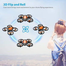 将图片加载到图库查看器，4DRC V8c Drone with 720P HD Camera for Adults and Children FPV Real-time Video, 2 Modular Batteries and Storage Bag, Orange
