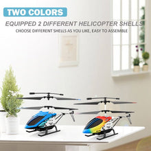 将图片加载到图库查看器，4DRC Remote Control Helicopter 2.4GHz 4DM5 RC Helicopters with Gyro for Beginner Toys Aircraft,3.5 Channel,LED Light,High&amp;Low Speed,2 Battery，Yellow Blue
