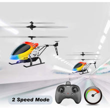 将图片加载到图库查看器，4DRC Remote Control Helicopter 2.4GHz 4DM5 RC Helicopters with Gyro for Beginner Toys Aircraft,3.5 Channel,LED Light,High&amp;Low Speed,2 Battery，Yellow Blue
