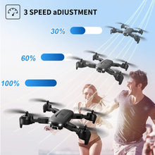 将图片加载到图库查看器，4DV12 Drone with 720P FPV Camera for Kids Adults RC Quadcopter Helicopter Toys 2 Batteries Black
