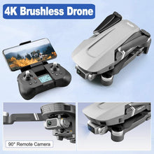 将图片加载到图库查看器，4DRC F4 GPS Drone with Camera 4K UHD for Adults 2 Batteries Offer 54 Mins Flight Time Black
